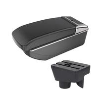 CRJIMX For Morris For Garages MG3 For MG MG3 Central Armrest Box Interior Car Accessories Modification USB(B3 Black white NO USB)