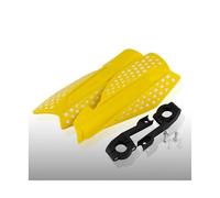 CRJIMX For Motorcycle Dirt Pit Bike ATV Quads With 22mm Enduro Motocross Handguard Hand Guards Protector Handbar Protection(Yellow white)