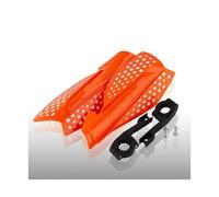 CRJIMX For Motorcycle Dirt Pit Bike ATV Quads With 22mm Enduro Motocross Handguard Hand Guards Protector Handbar Protection(Orange White)