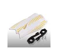 CRJIMX For Motorcycle Dirt Pit Bike ATV Quads With 22mm Enduro Motocross Handguard Hand Guards Protector Handbar Protection(White Yellow)
