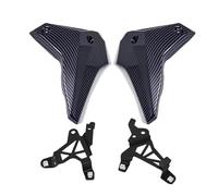 CRJIMX For MT 09 MT09 SP XSR900 For Tracer 9 GT 2021-2025 Front Filler Plate Side Panel Cover Frame Fairing Deflector Motorcycle Side Cover(Carbon fiber)