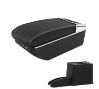 CRJIMX For N&issan For DATSUN MIDO NODO Car Armrest Car Storage Box Accessories Interior Details(A3 Black white 7USB)