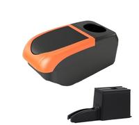 CRJIMX For N&issan For DATSUN MIDO NODO Car Armrest Car Storage Box Accessories Interior Details(B2 Orange frame 6USB)