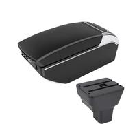 CRJIMX For N&issan For Kicks 2016 2017 2018 2019 2020 2021 2022 2023 2024 Car Armrest Box Storage Box Interior Retrofit Car Accessories(Black white 7 USB)
