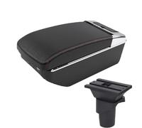 CRJIMX For N&issan For March For Micra K13 MK4 IV For Sunny Armrest Box Central Armrest Box(A1 Black red 7USB)