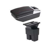 CRJIMX For N&issan For NV200 Armrest Box For NV200 Evalia Armrest Box Car Armrest Storage Box Interior Retrofit Parts(A red line NO USB)