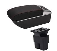 CRJIMX For N&issan For NV200 Armrest Box Retrofit Parts Interior Details Car Armrest Storage Box(B1 Black red 7USB)