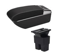 CRJIMX For N&issan For NV200 Armrest Box Retrofit Parts Interior Details Car Armrest Storage Box(D3 Black white NoUSB)