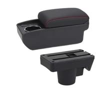 CRJIMX For Opel Fo RAstra Armrest Box For Astra H Car Armrest 2006-2011 Storage Box Retrofit Parts Interior Car Accessories(B1 Black red 6USB)