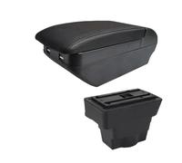 CRJIMX For Opel For Astra Armrest Box Retrofit Parts For Opel For Astra J Car Armrest Center Storage Box Interior(H black line 4USB)
