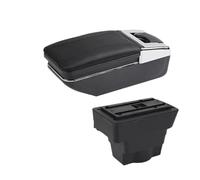 CRJIMX For Opel For Astra Armrest Box Retrofit Parts For Opel For Astra J Car Armrest Center Storage Box Interior(A black line No USB)