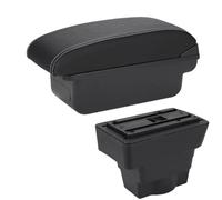 CRJIMX For Opel For Astra Central Armrest Box For Astra J 2012 2013 2014 2015 2016 2017 2018-2020 Armrest Box Storage Box(C3 Black white NO USB)