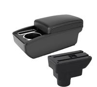 CRJIMX For Opel For Corsa D Armrest Box For Opel For Corsa Car Armrest Interior Parts Storage Box(A3 white line No USB)