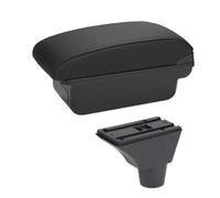 CRJIMX For Opel For Meriva Car Armrest Box Center Console Arm Elbow Support Storage Case(A-Black black line)