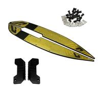 CRJIMX For PCX160 Pcx 125 160 2021 2022 2023 2024 Modified Footrest Edge Protection Anti Slip Foot Pedal Motorcycle Accessories(Yellow)