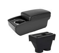 CRJIMX For Peugeot 208 2012 2013 2014 2015 2016 2017 2018 Car Armrest BoxStorage Box Cup Holder Retrofit Car Accessories(Black line 6 usb)