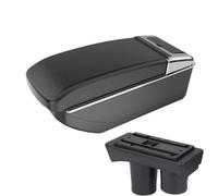 CRJIMX For Peugeot 301 Central Armrest Box Storage Box Interior Retrofit Car Accessories With Usb(B2 black line NO USB)