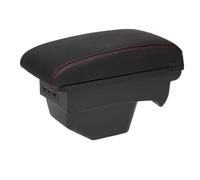 CRJIMX For Peugeot 308 2008 2009 2010 2011 2012 T7 SW Car Armrest Box Retrofit Parts Center Storage Box(A 1 genuine leather 3USB)