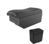 CRJIMX For Peugeot For Partner Tepee Car Armrest Storage Box Car Accessories Charging USB Interface(A2 Black line7 USB)
