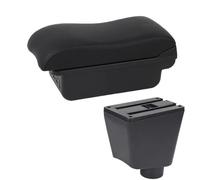 CRJIMX For R&enault For Clio 4 For Clio 3 III IV Car Armrest Box Car Accessories Storage Box Holder Ashtray Curved Surface(B2 black line 3USB)
