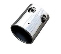 CRJIMX For R&enault For Koleos 2009 2010 2011-2016 304 Stainless Steel Tail Throat Muffler Noise Reduction Car Styling Accessories(Silver)