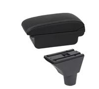 CRJIMX For R&enault For Sandero Stepway Armrest Box For Dacia For R&enault For Sandero For Logan 2 Car Armrest Box Storage Box(B1 Black white 3USB)