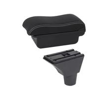 CRJIMX For R&enault For Sandero Stepway Armrest Box For Dacia For R&enault For Sandero For Logan 2 Car Armrest Box Storage Box(B2 Black white 3 USB)