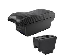CRJIMX For R&enault ForKaptur For Kaptur For Captur QM3 Car Armrest Retrofit Parts Accessories Interior Details(B3 Black white 3USB)