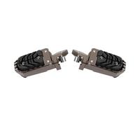 CRJIMX For R1200GS GS1200 R1250GS LC ADV F750GS F850GS S1000XR Motorcycle Foot Pegs Footrest Footpeg Foot Rests(Titanium)