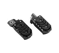 CRJIMX For R1200GS GS1200 R1250GS LC ADV F750GS F850GS S1000XR Motorcycle Foot Pegs Footrest Footpeg Foot Rests(BLACK)