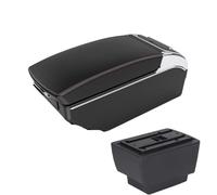 CRJIMX For S&koda For Fabia Armrest For S&koda Fabia 3 III 2015 2016 2017-2021 Car Armrest Box Retrofit Parts Storage Box(A1 Black red 7USB)