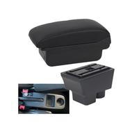 CRJIMX For S&koda For FABIA Armrest For S&koda For Fabia 2 2008-2014 Car Armrest Box Retrofit Parts Storage Box Interior Parts(A2 black line No USB)