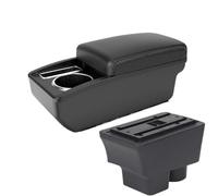 CRJIMX For S&koda For FABIA Armrest For S&koda For Fabia 2 2008-2014 Car Armrest Box Retrofit Parts Storage Box(A3 white line No USB)