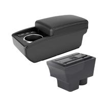 CRJIMX For S&koda For FABIA Armrest For S&koda For Fabia II 2008-2014 Car Armrest Box Storage Box Interior Car Accessories(B3 white line 6 usb)