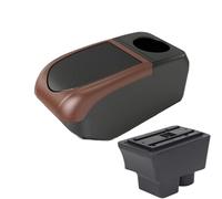 CRJIMX For S&koda For FABIA Armrest For S&koda For Fabia II 2008-2014 Car Armrest Box Storage Box Interior Parts(B3 Brown frame 6USB)