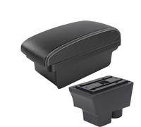 CRJIMX For S&koda For Fabia II 2007 2008 2009 2010 2011 2012 2013 2014 Central Armrest Box(A3 Black white NO USB)