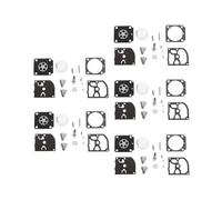 CRJIMX For S&TIHL HS45 FS55 FS38 BG45 MM55 Carburetor Repair Kit Gasket Diaphragm(5 sets)