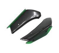 CRJIMX For S1000RR S1000 RR 2010-2018 HP4 Motorcycle Fairing Part Aerodynamic Wing Kit Fixed Winglet Fairing Wing(Carbon Green)