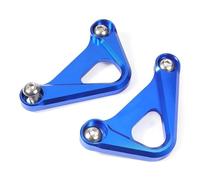 CRJIMX For S1000RR S1000R HP4 S 1000 RR R Rear Footrest Pedal Blanking Plate Motorcycle Racing Hook Passenger Foot Peg Removes(Blue)