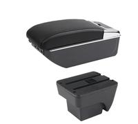 CRJIMX For SEAT For ARONA Armrest Box Storage Box Interior Details Car Accessories(D2 black line 7USB)