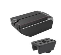 CRJIMX For Seat For Ibiza Armrest Box For Seat For Ibiza 6j For Ibiza 6L Car Armrest Auto Storage Box(B1 Red line 7 usb)