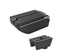 CRJIMX For Seat For Ibiza Armrest Box For Seat For Ibiza 6j For Ibiza 6L Car Armrest Auto Storage Box(B2 Black line 7USB)