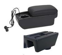 CRJIMX For Seat For Ibiza For Ibiza 6j For Ibiza 6L Car Armrest Auto Storage Box Retrofit Parts Interior Car Accessories(A2 Fast charging)