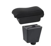 CRJIMX For SEAT For Ibiza III 2001 2002 2003 2004-2008 Armrest Box For Ibiza 6j For Ibiza 6L Car Armrest Storage Box(B2 black line 3USB)