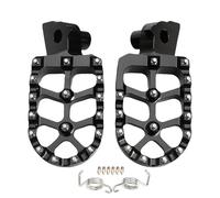 CRJIMX For Sherco For Factory 125 250 300 450 510 SEF SER SE-R SE-F SER125 SER250 SER300 Footrest Footpeg Foot Pegs Rests Pedal(BLACK)