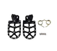 CRJIMX For SLR 650 1997-2000 SLR650 FX650 For Vigor FX 650 1999-2003 Motorcycle Accessories Footrest Footpeg Foot Pegs Rest Pedal(BLACK)