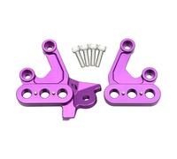 CRJIMX For Surron For Light Bee X S For Segway X160 X260 Electric Motorcycle Foot Pegs Fixing Bracket Mount Support(Purple Left Right)