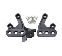 CRJIMX For Surron For Light Bee X S For Segway X160 X260 Electric Motorcycle Foot Pegs Fixing Bracket Mount Support(Black Left Right)