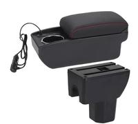 CRJIMX For Suzuki For IGNIS Car Armrest Box Retrofit Parts Interior Cup Holder Storage Box Accessories(A1 Fast charging)