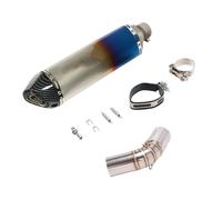 CRJIMX For SUZUKI For V-STROM 1000 1050 DL1050 DL 1000 2014-2021 Motorcycle Exhaust Muffler Middle Link Pipe Escape DB Killer(Style F)
